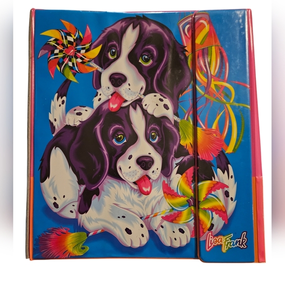 Lisa Frank Other - Vintage 1990s Lisa Frank Violet & Velvet Trapper Keeper Binder & Folder